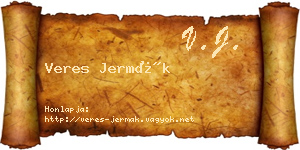 Veres Jermák névjegykártya